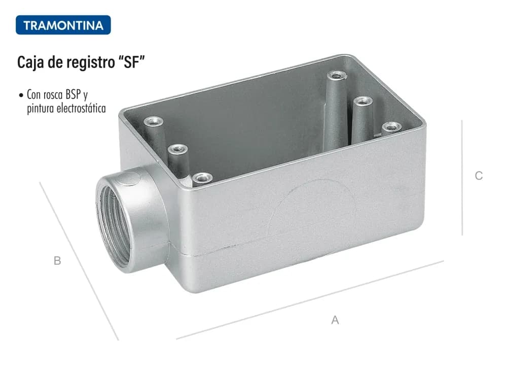 Caja de registro "SF"
